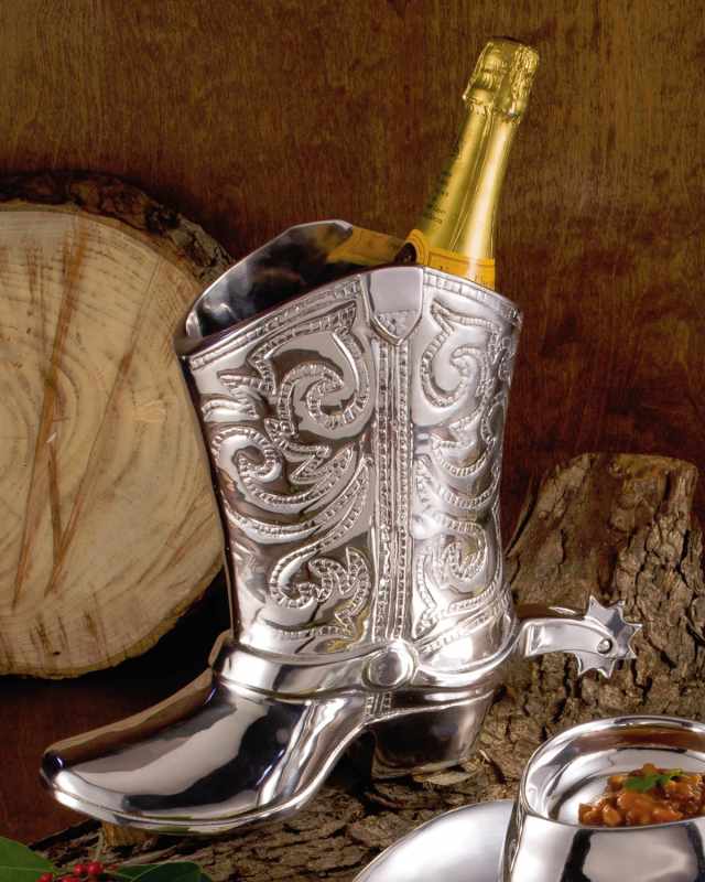 WESTERN Cowboy Boot Wine Bucket